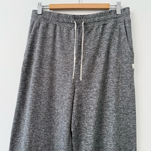 Vuori Halo Essential Wideleg Pant Heathered Grey DreamKnit Wide Leg Sz L - Picture 5 of 15